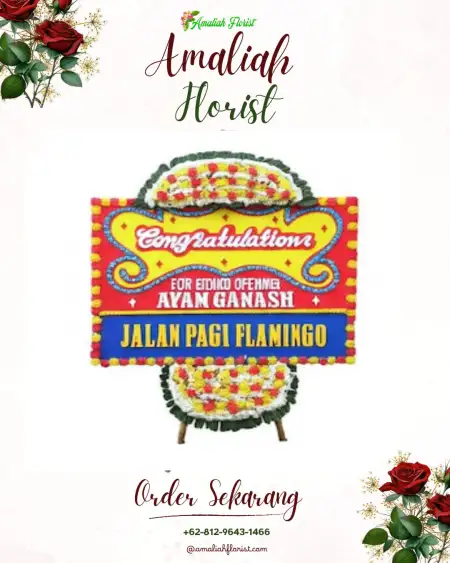 Sewa Papan Bunga Muruk Rian