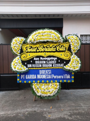 Papan Bunga Duka di Muruk Rian